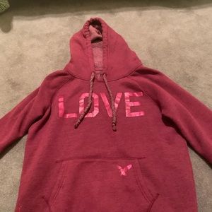 A mid condition American eagle sweatshirt